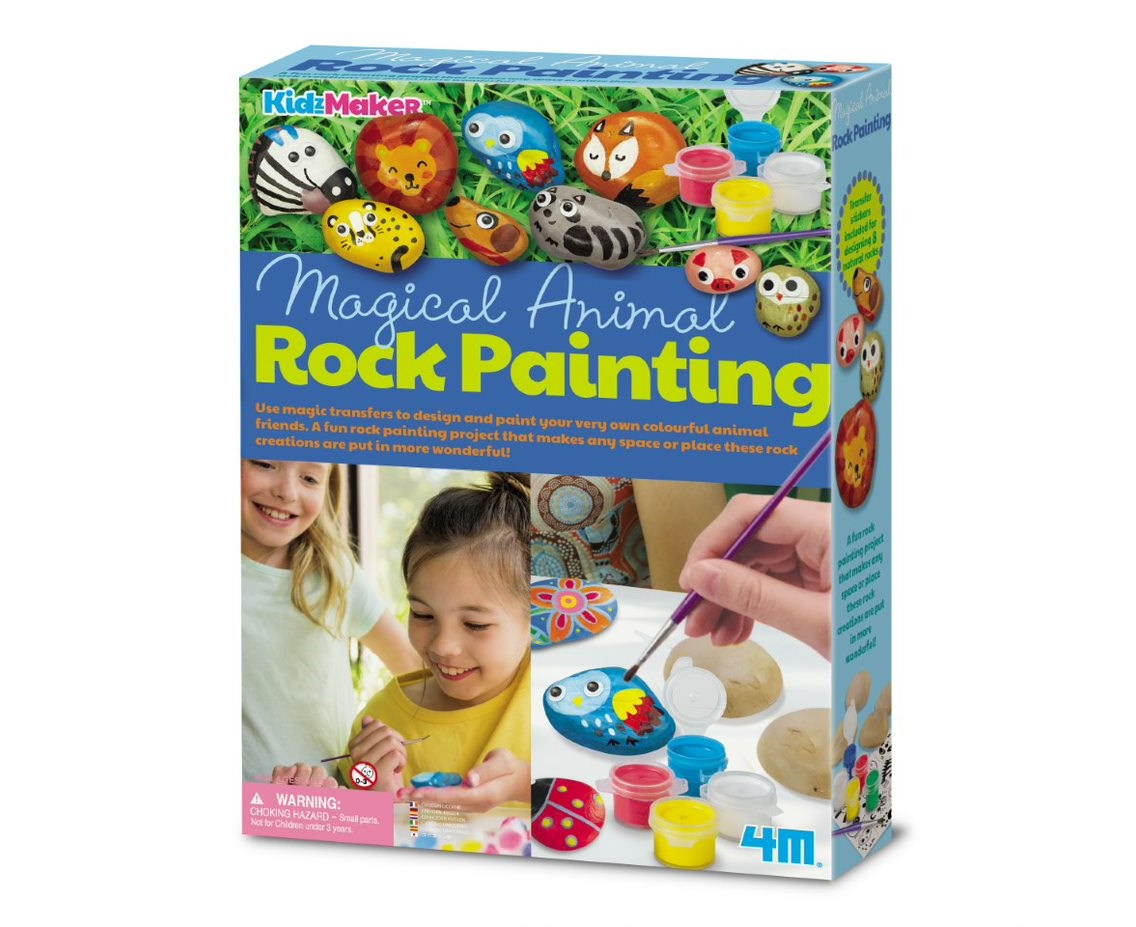 Magical Animal Rock Painting