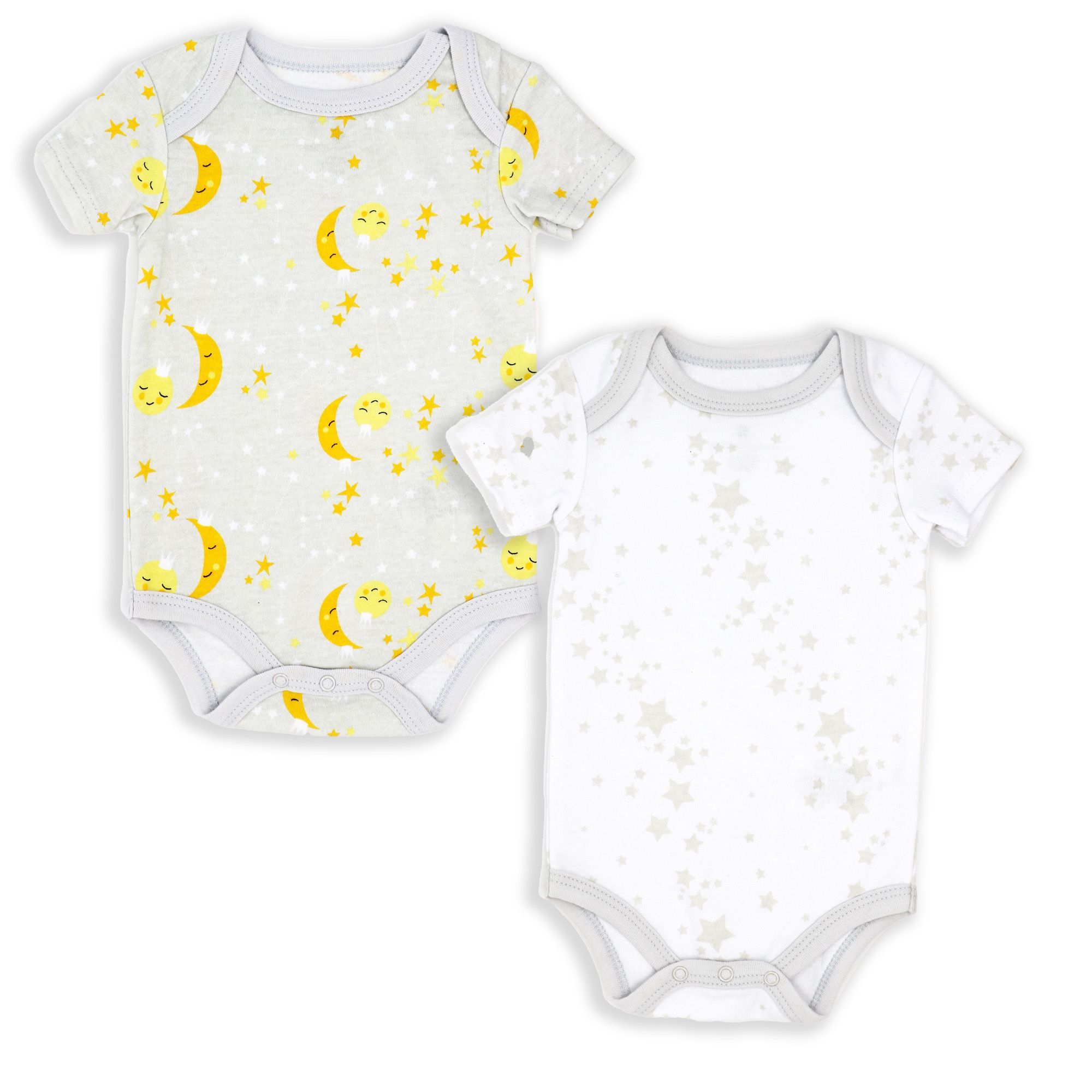 2PK BODYSUITS GREY