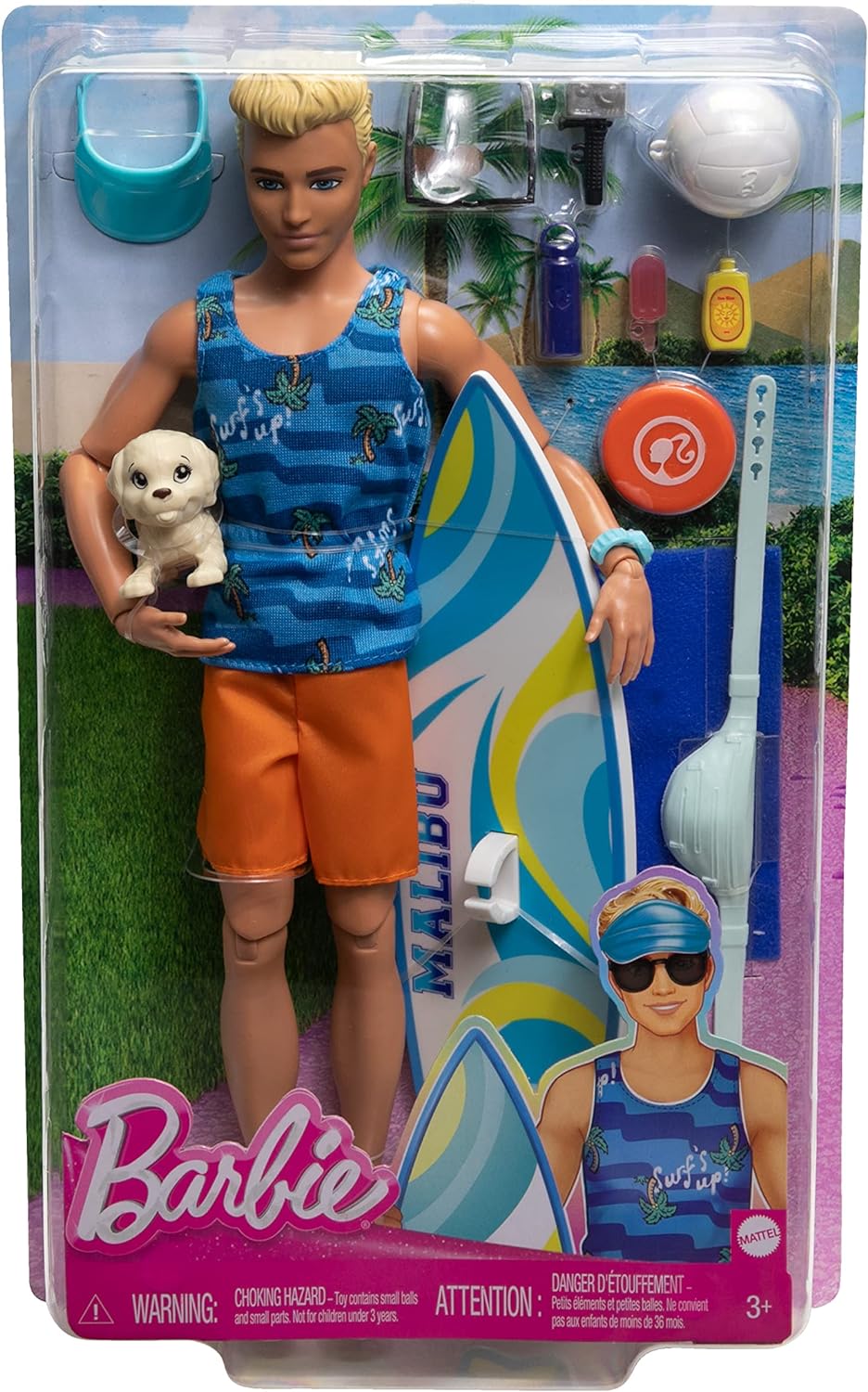 Mattel Barbie Beach Ken Doll