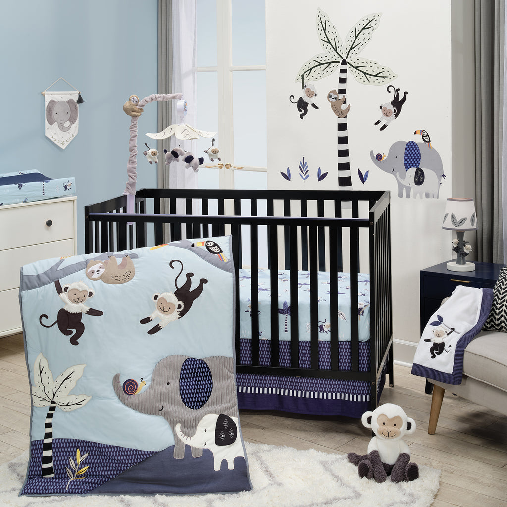 JUNGLE PARTY 3 PC BEDDING SET
