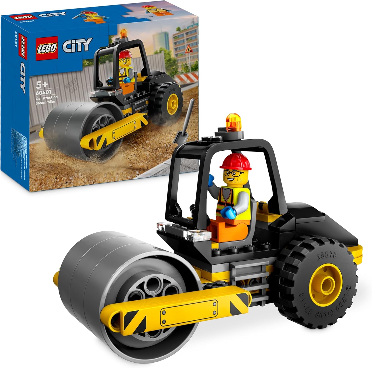 Construction Steamroller
