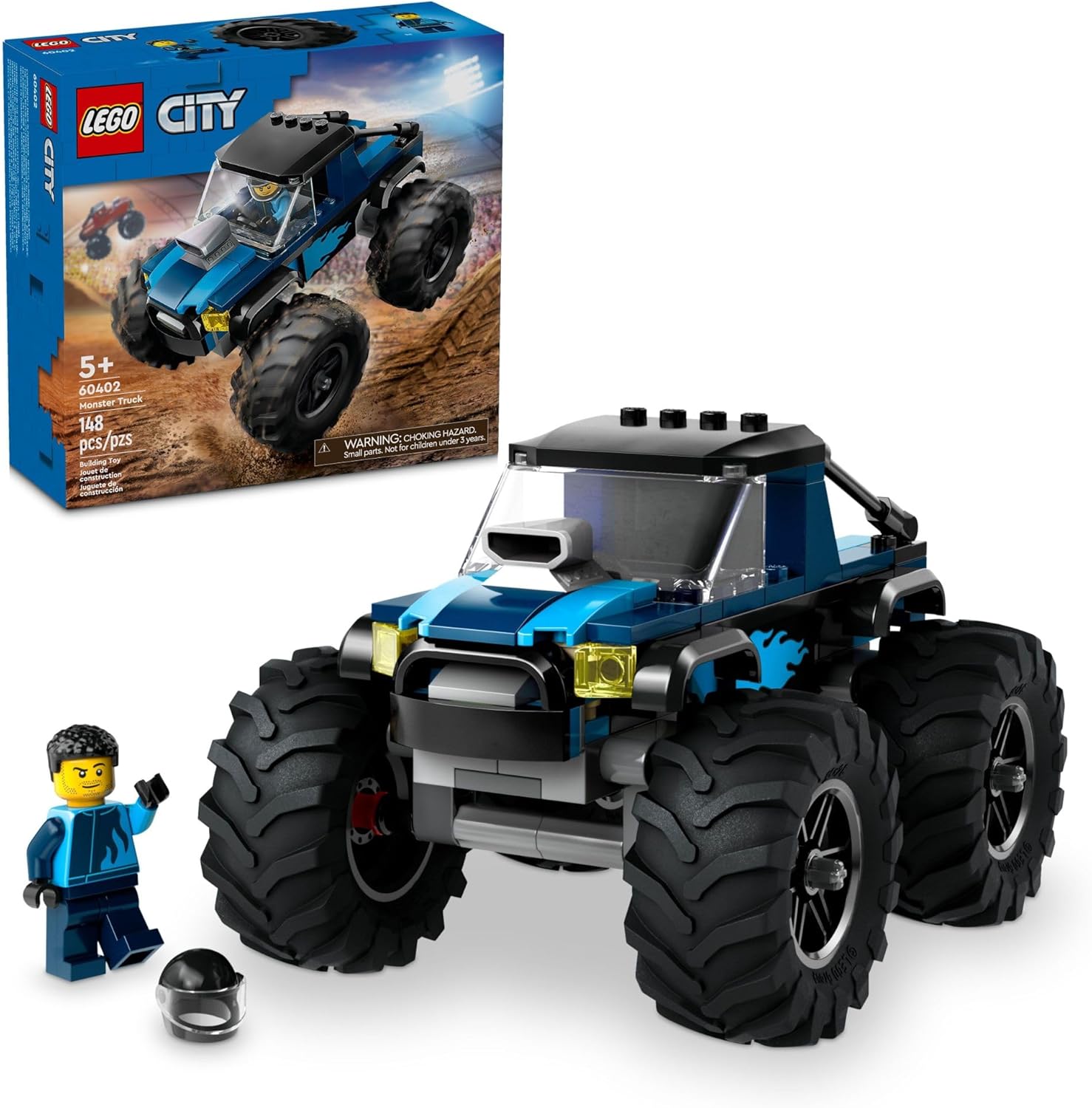 Blue Monster Truck