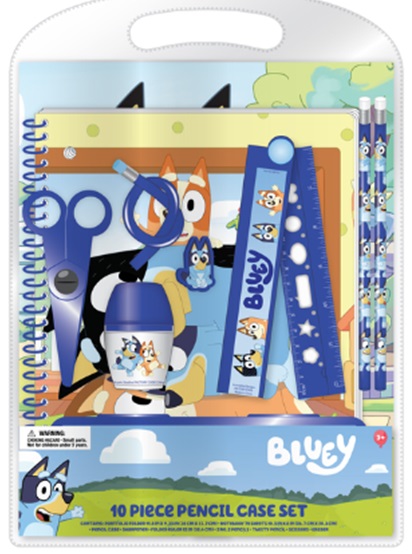 BLUEY 10PC SET CLAM SHELL