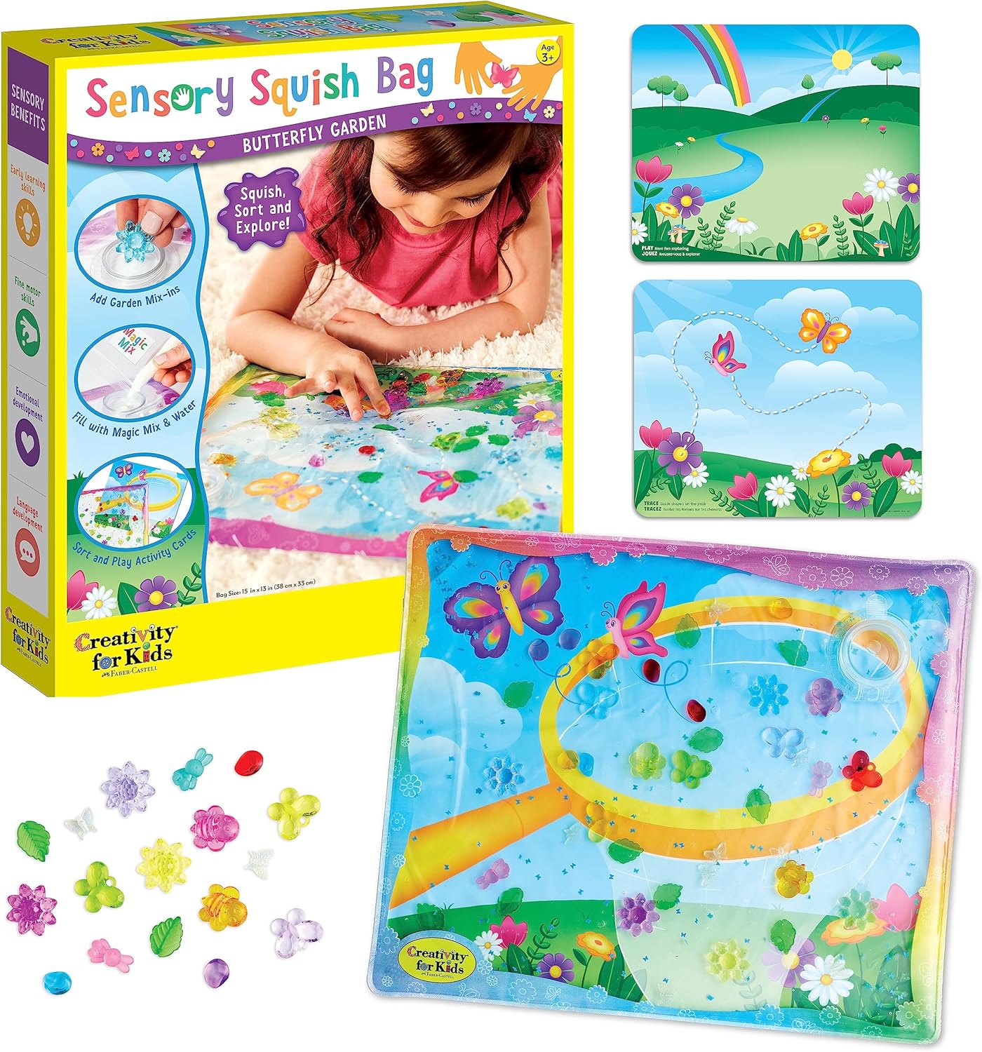 Sensory Squish Bag Butterfly Gar
