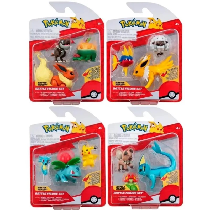 POKEMON 3" BATTLE FIG ASST