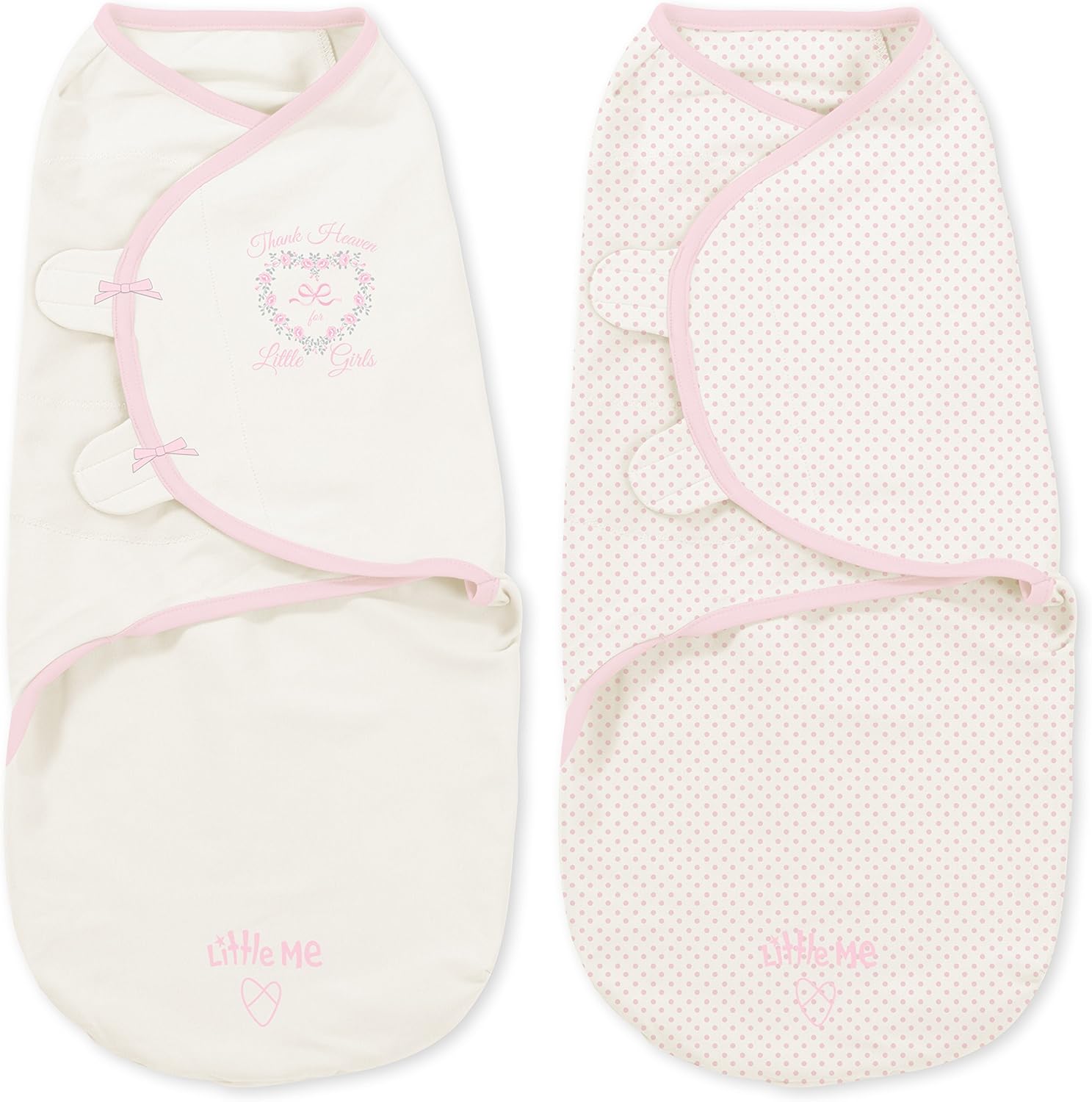 LM THANK GIRLS 2PK SWADDLE