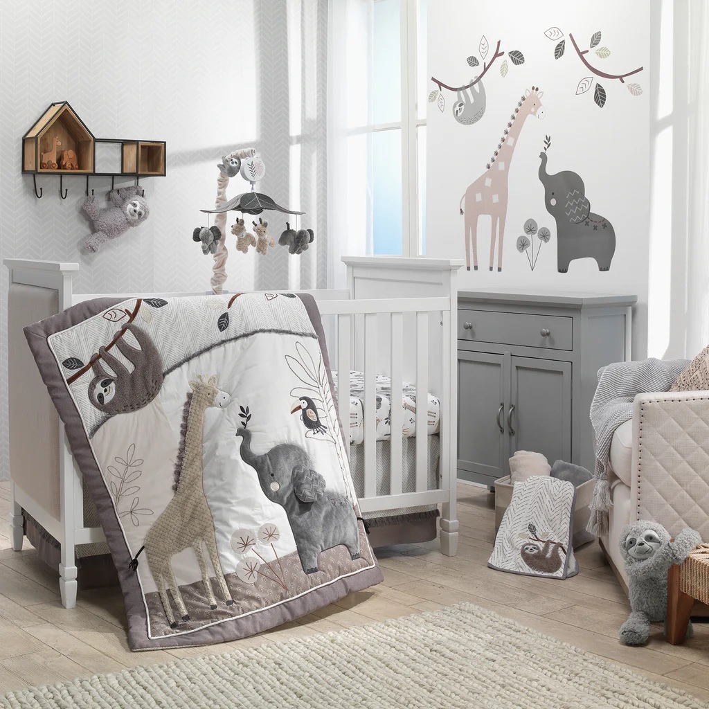BABY JUNGLE 4 PC BEDDING SET