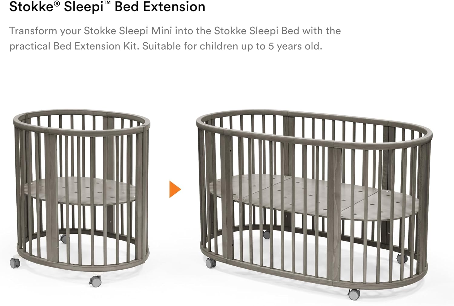 STOKKE MINI V3 EXTENSION H Grey
