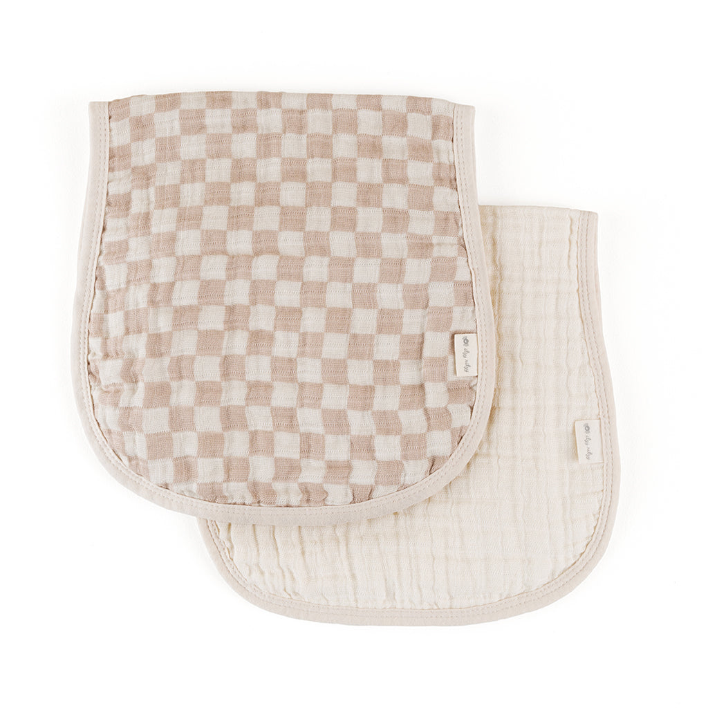 BURP CLOTHS CHECKERBOARD