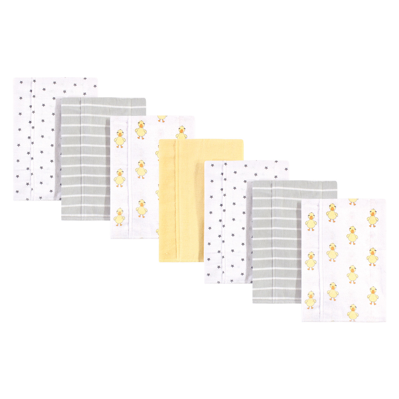 Flannel Burp Cloths 7pk -  Duc