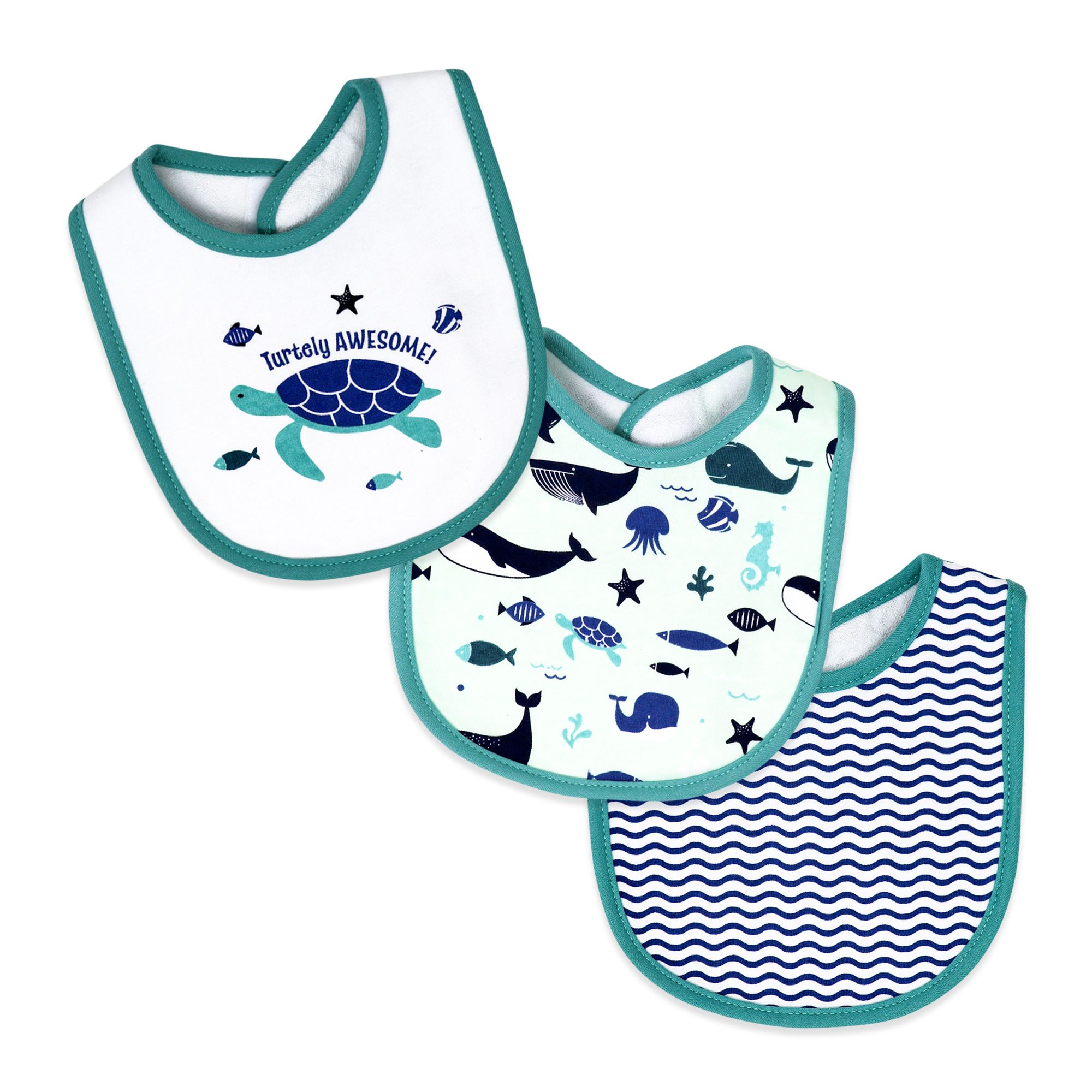 3 PC BIB TURTELY AWESOME