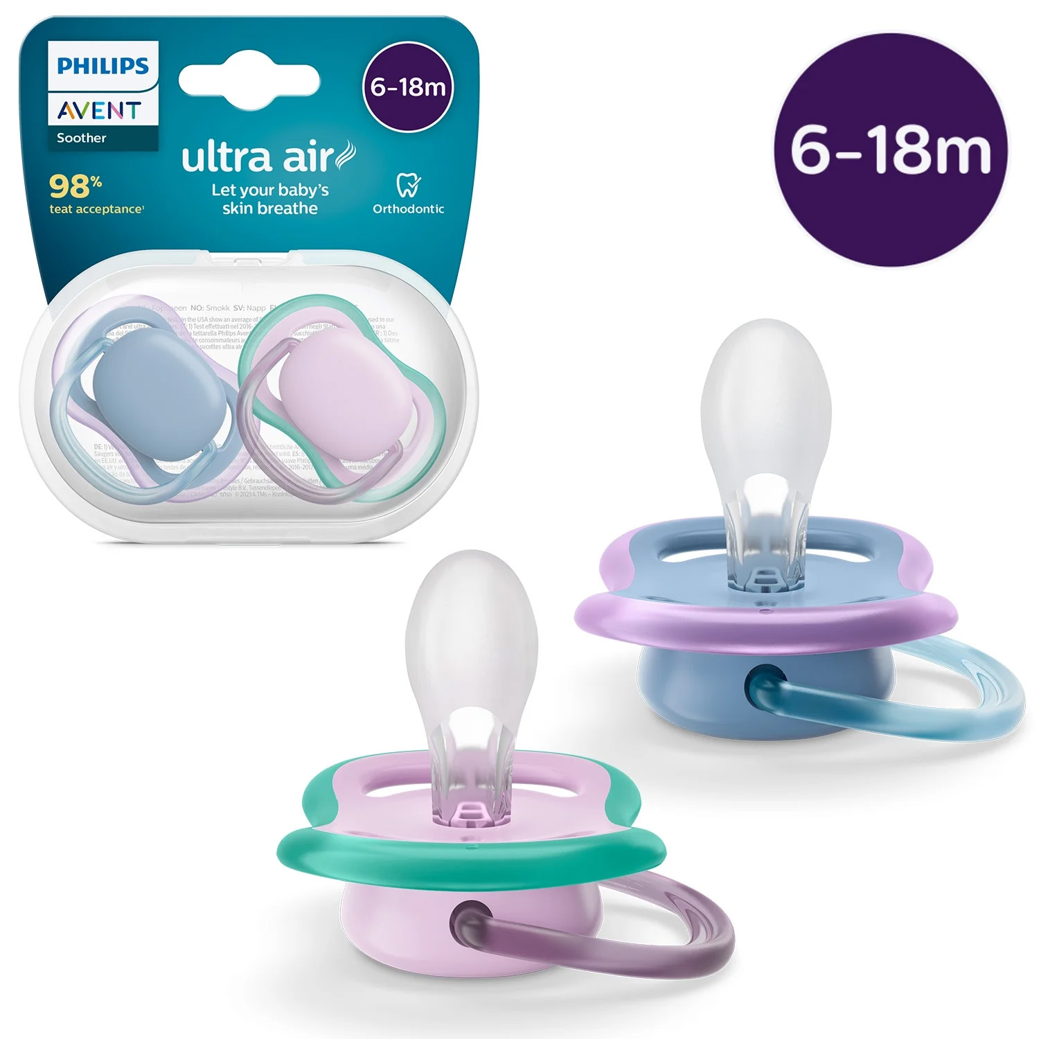 2 ULTRA AIR SOOTHER 6-18M