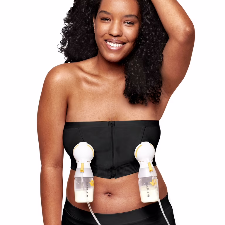 Hands Free Pumping Bustier Bl XL