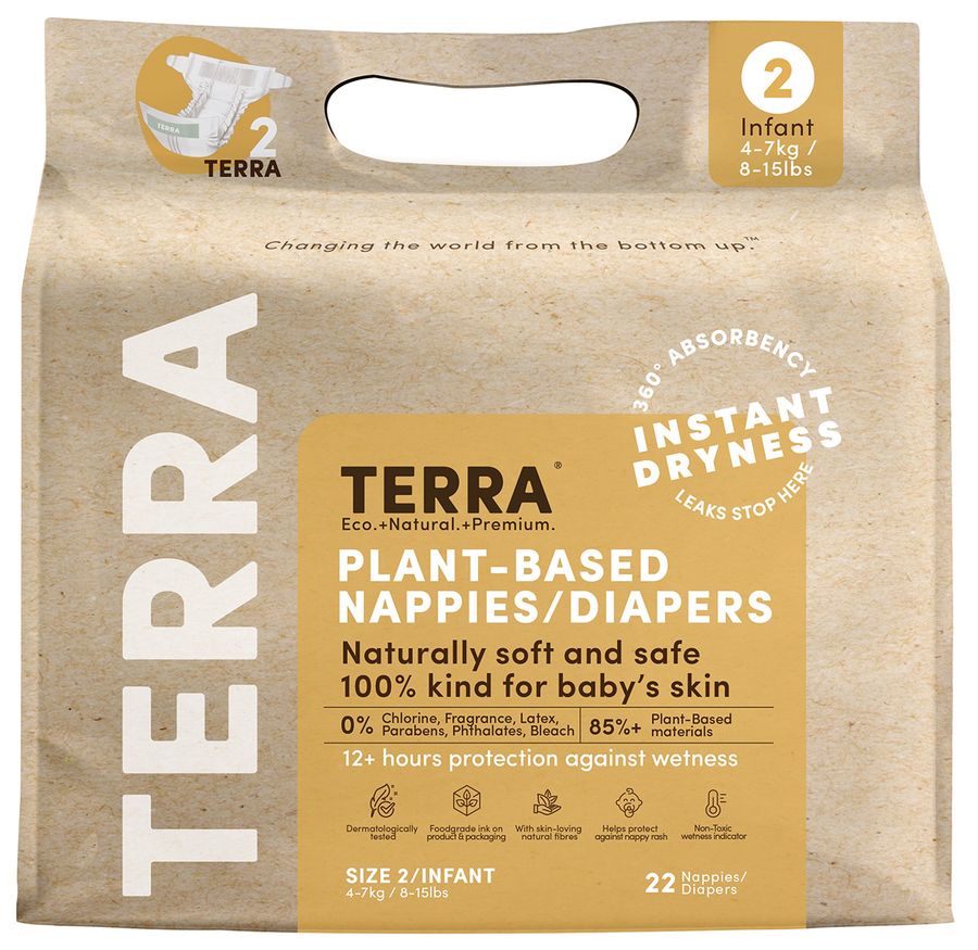 Terra Diapers Infant  22pk