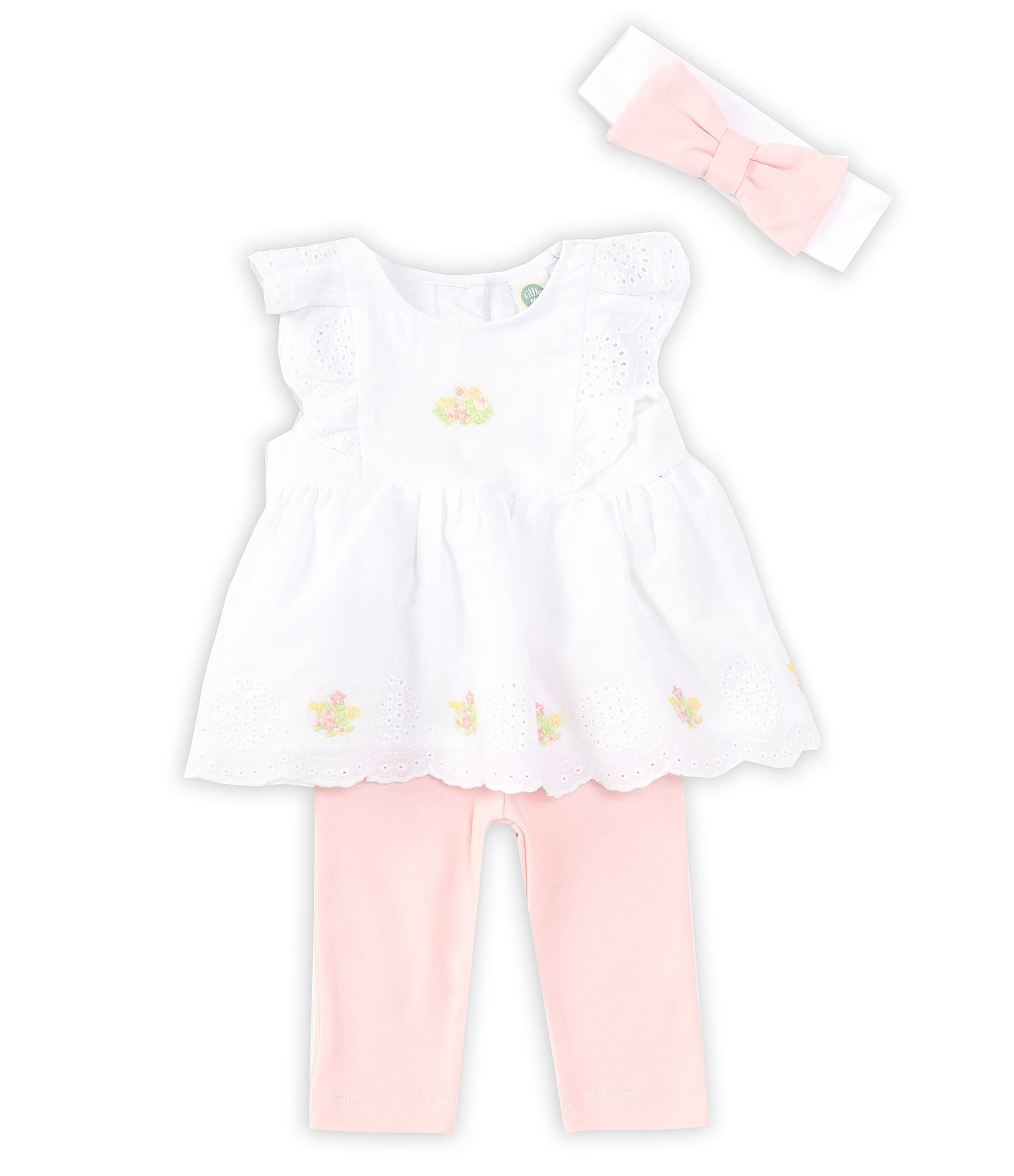 Pretty Eyelet set-Pink