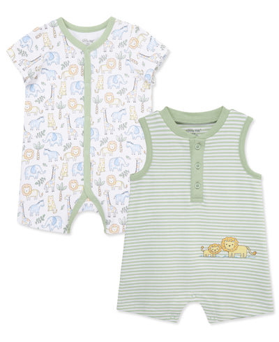 Safari 2pk Rompers