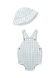 Check Sunsuit-Hat