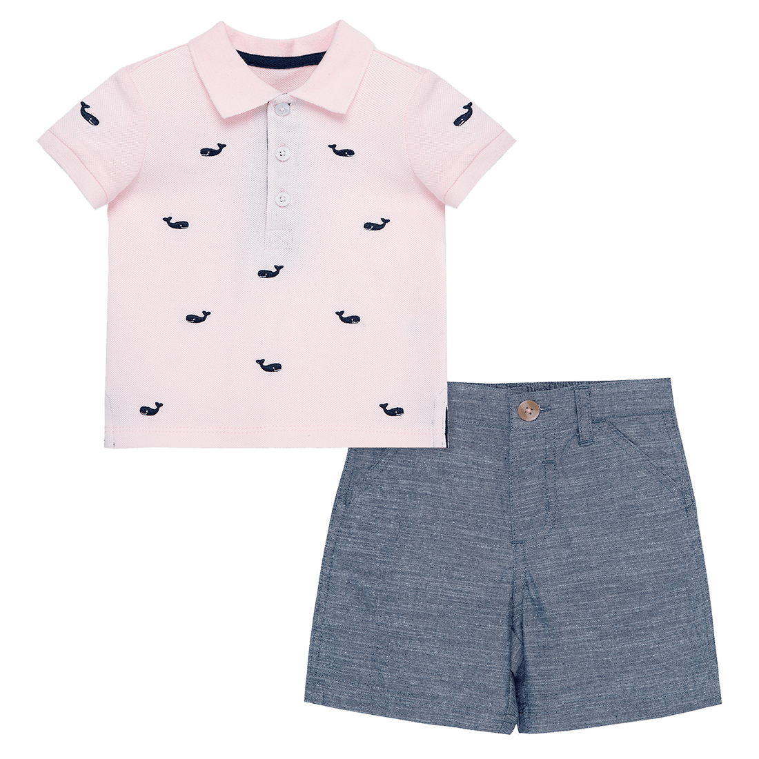 Whale Polo Short Set
