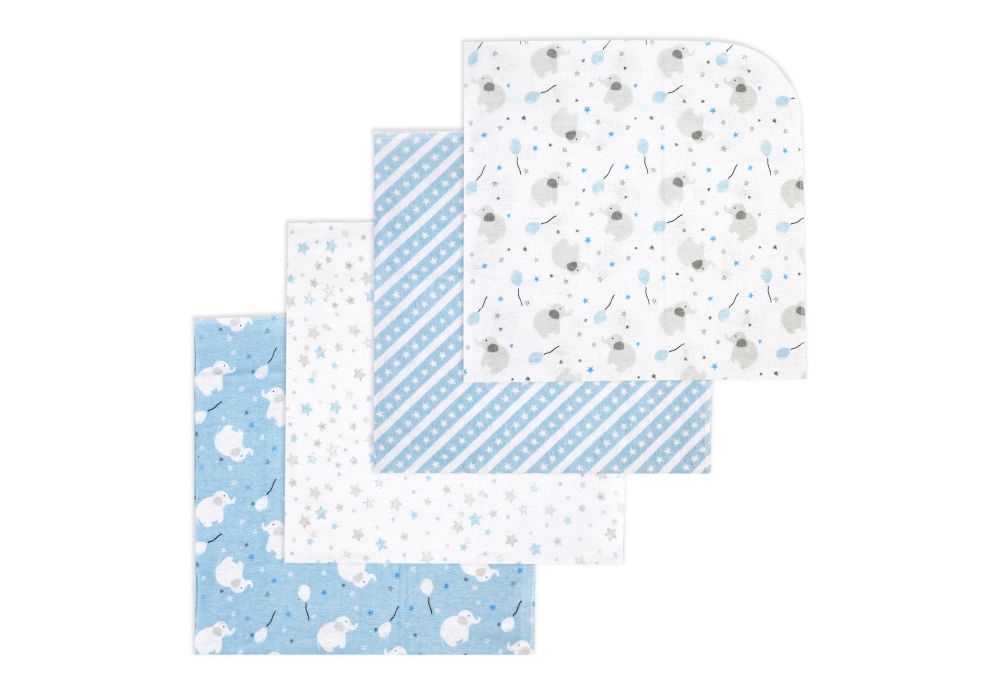 4 PK BLANKET ELEPHANT & BALLOON