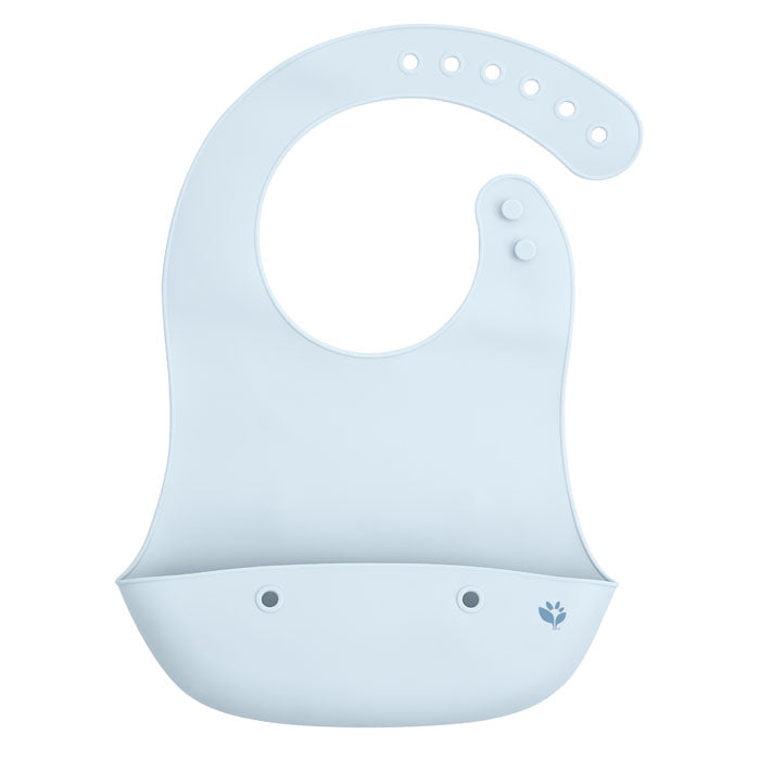 Silicone Scoop Bib Blueberry 6M