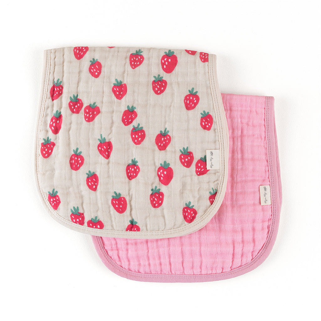 BURP CLOTHS STRAWBERRY