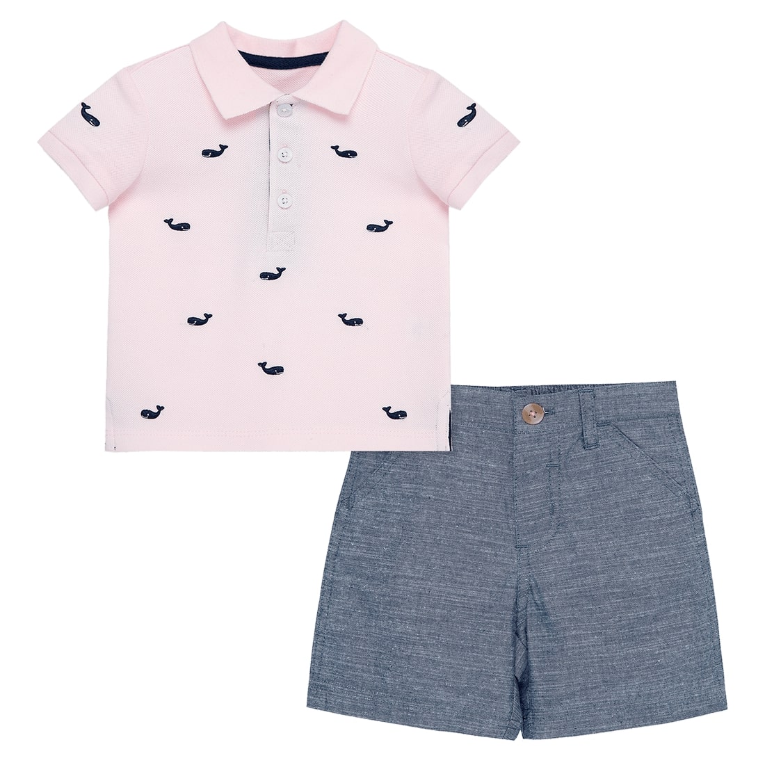 Whale Polo Short Set
