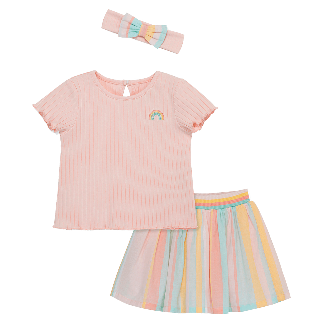 Stripe Fashion Skort Set