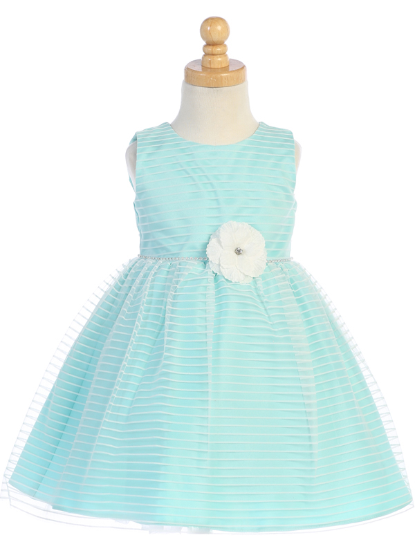 Striped Tulle Dress