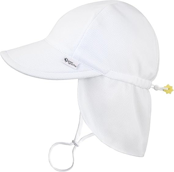 Eco Flap Hat-White