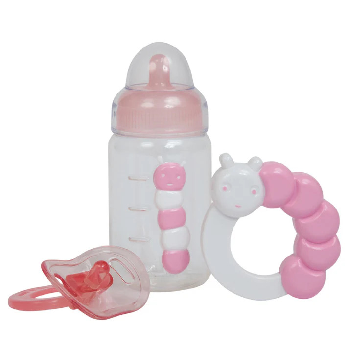 For Keeps! Pink Bottle Rattle