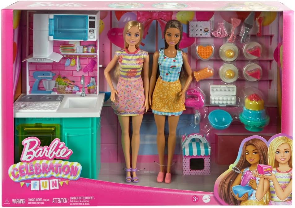 BARBIE  FRIENDS BAKING BIRTHDAY