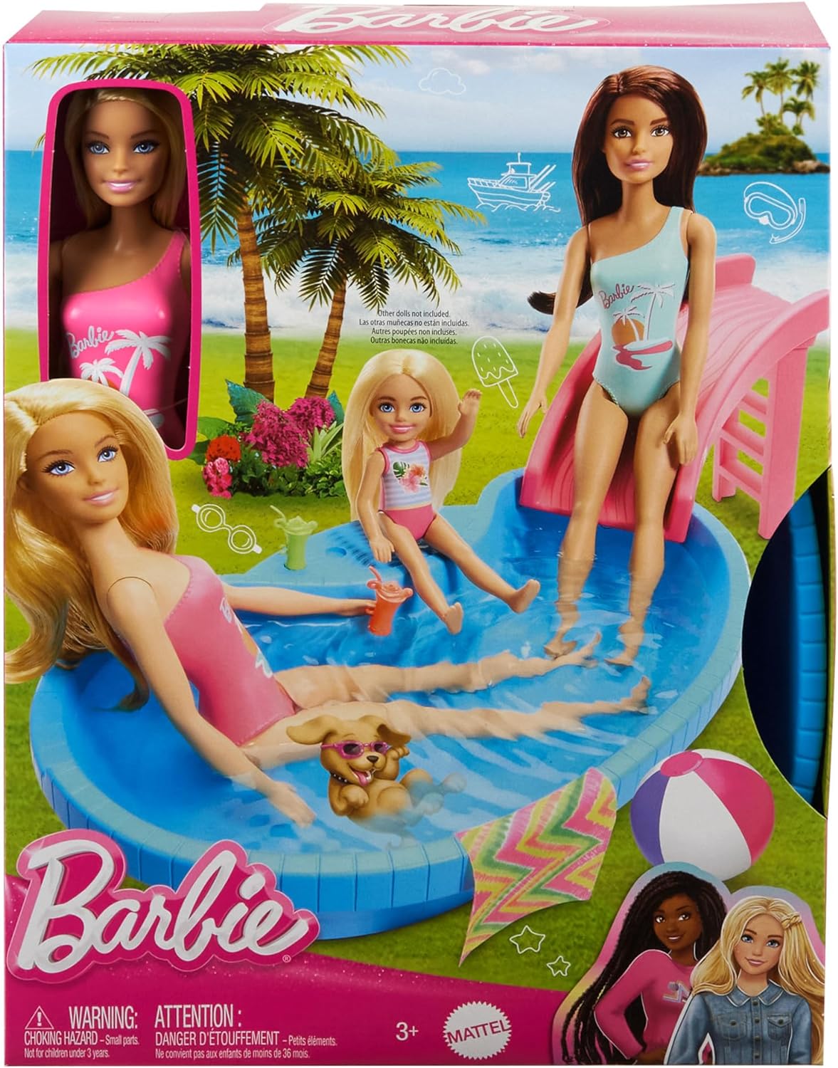 BARBIE  POOL W/ DOLL