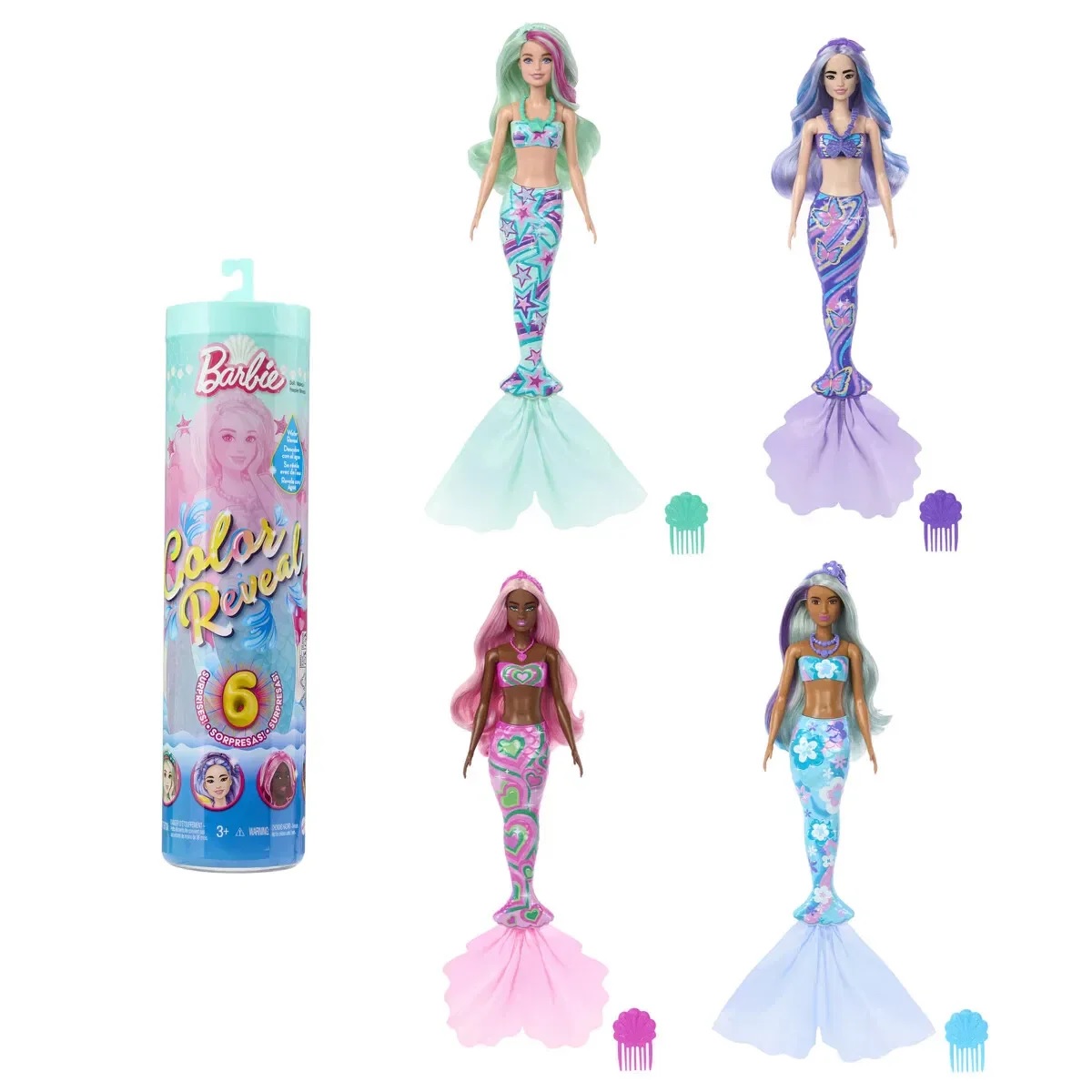 COLOR REVEAL BARBIE MERMAID