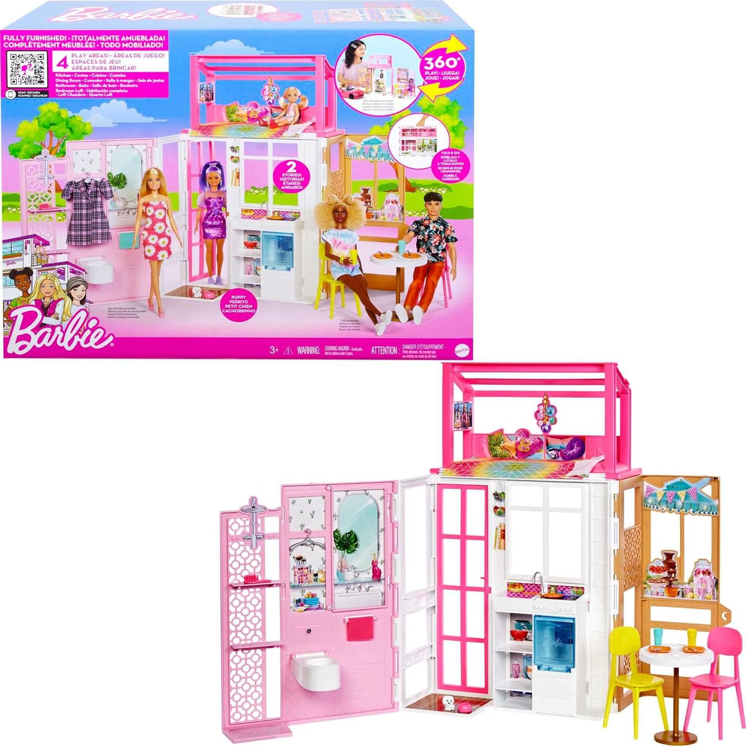 Mattel Barbie Dollhouse Playset