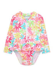 Multi Floral 1Pc Rashguard