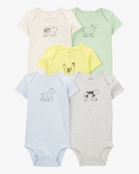 CARTERS 5PK ONESIES