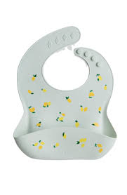 SILICONE BIB LEMON