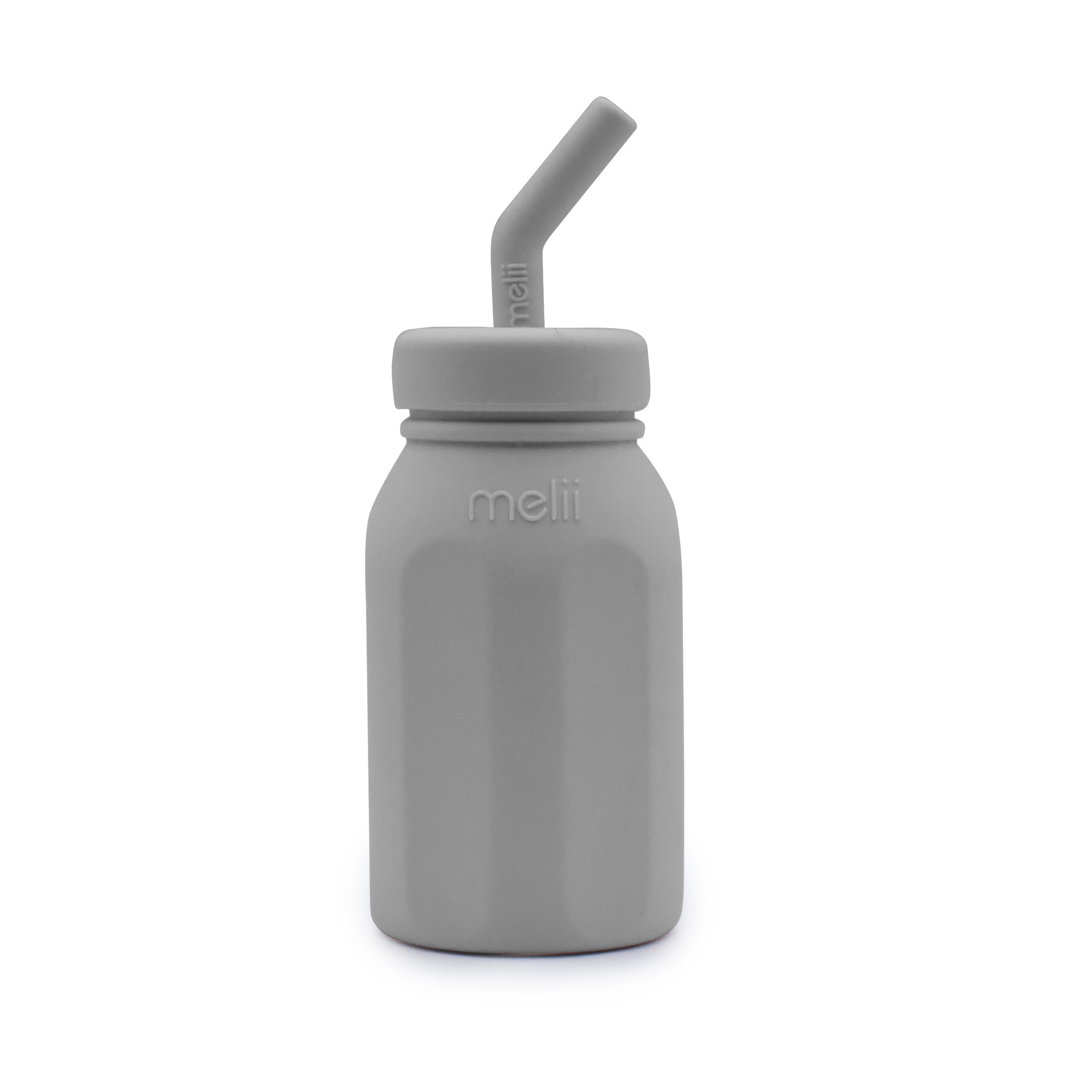 Silicone Bottle with Straw
