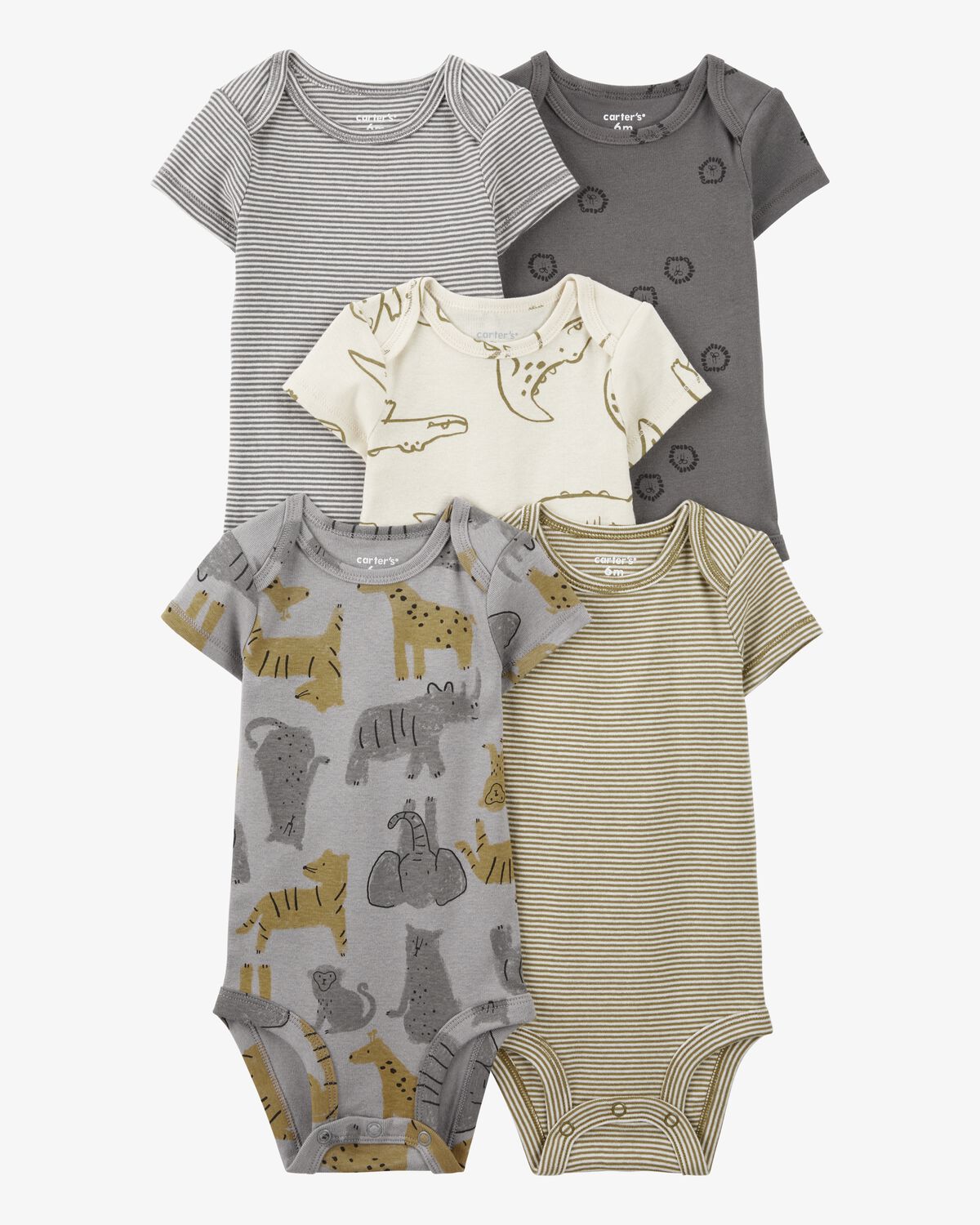 CARTERS 5PK ONESIES