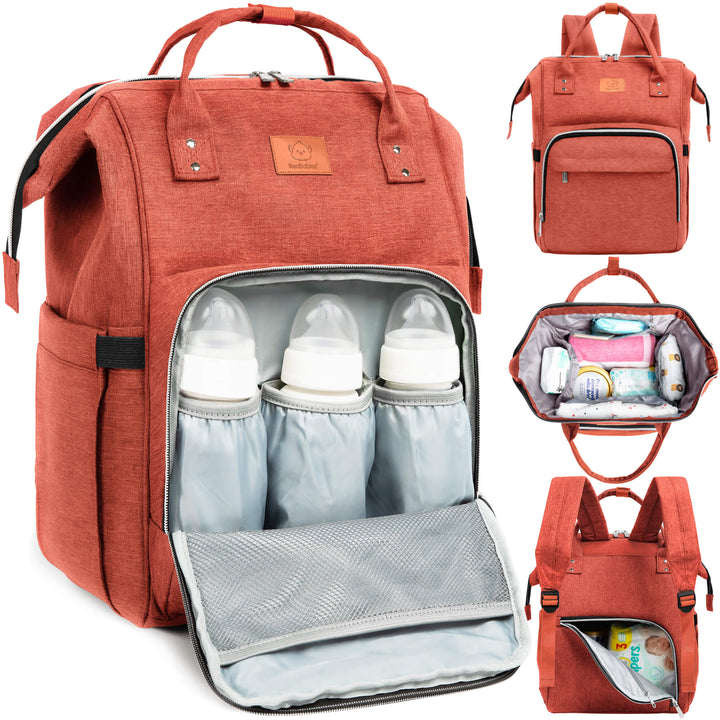 Original Diaper Bag Rustic Red