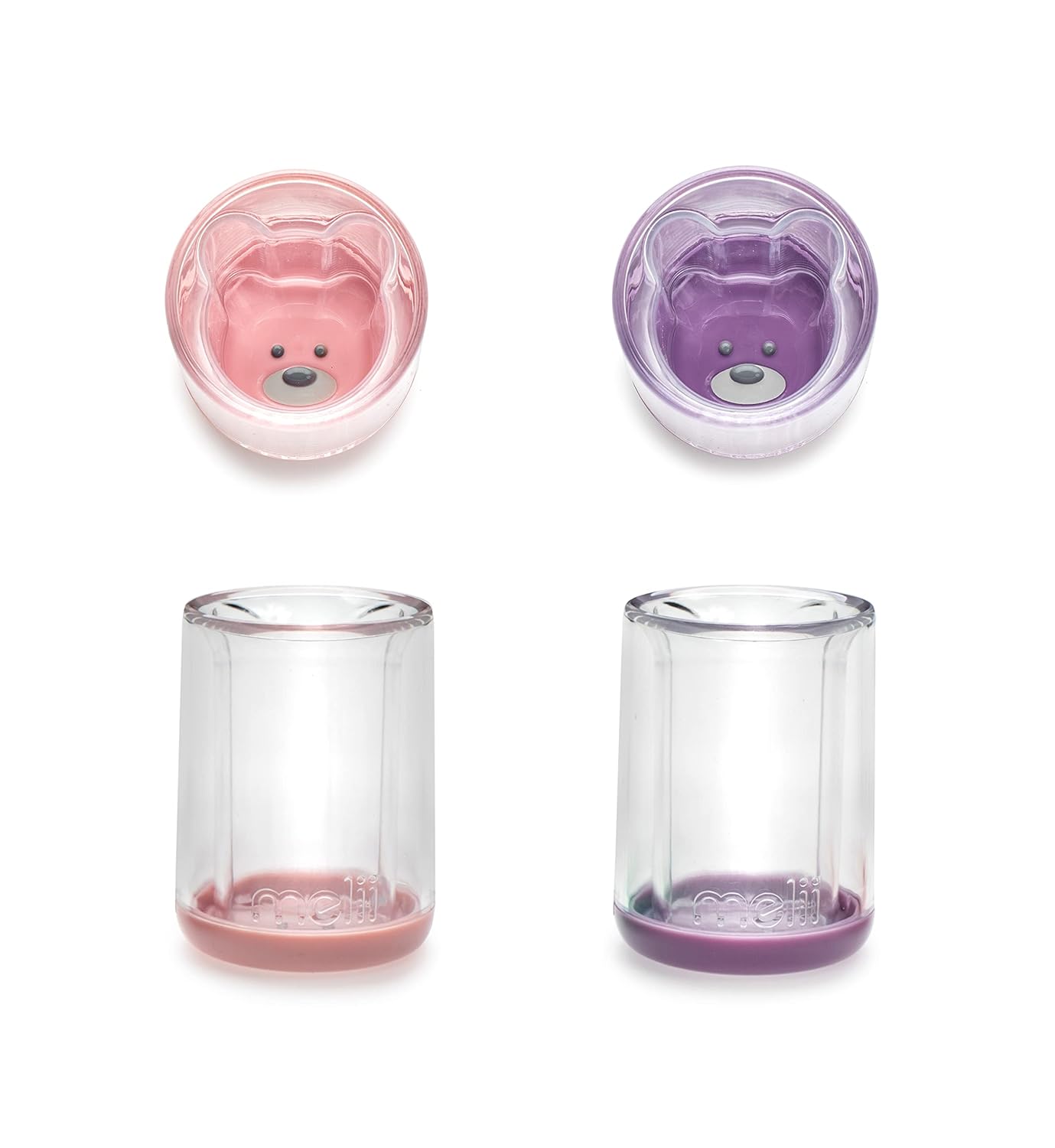 Double Walled Bear Cup Pink