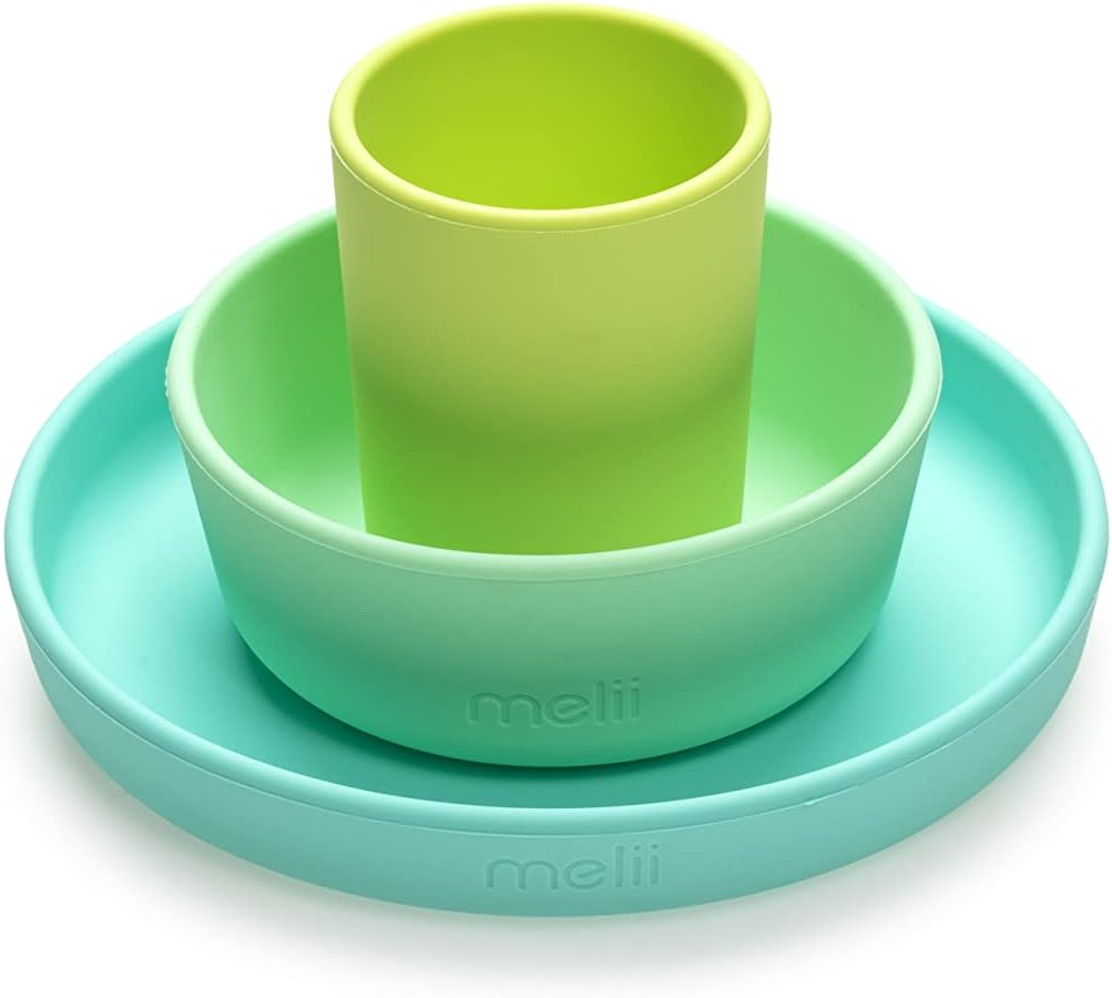 Silicone Feeding Set - Lime