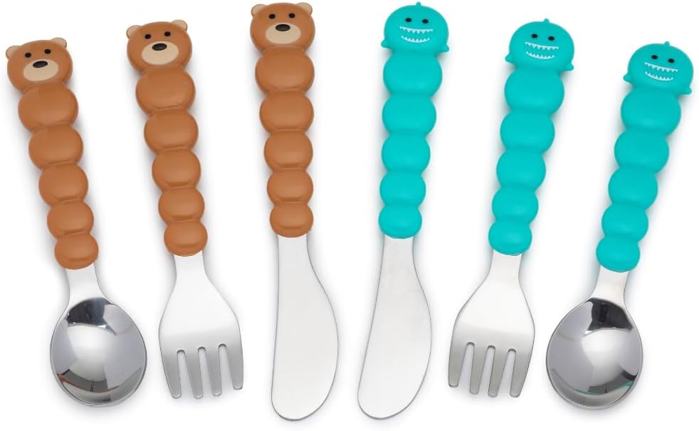Bear & Shark Spoon & Fork