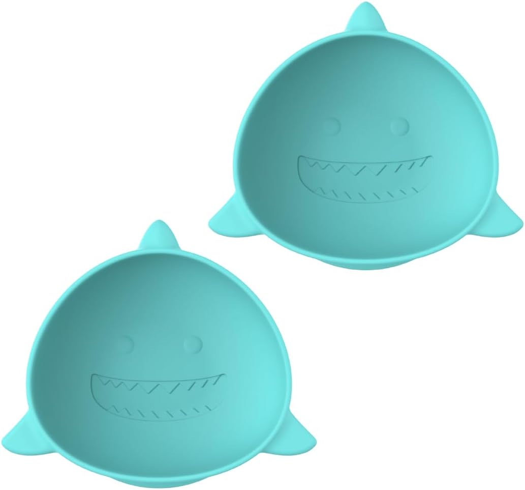 Silicone Bowl - Shark