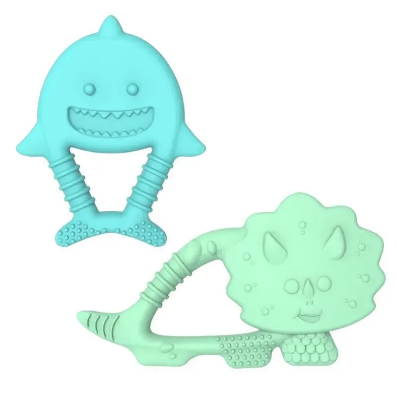 Silicone Toy - Dino + Shark