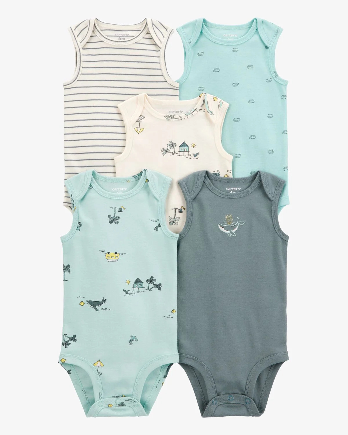 CARTERS 5PK ONESIE