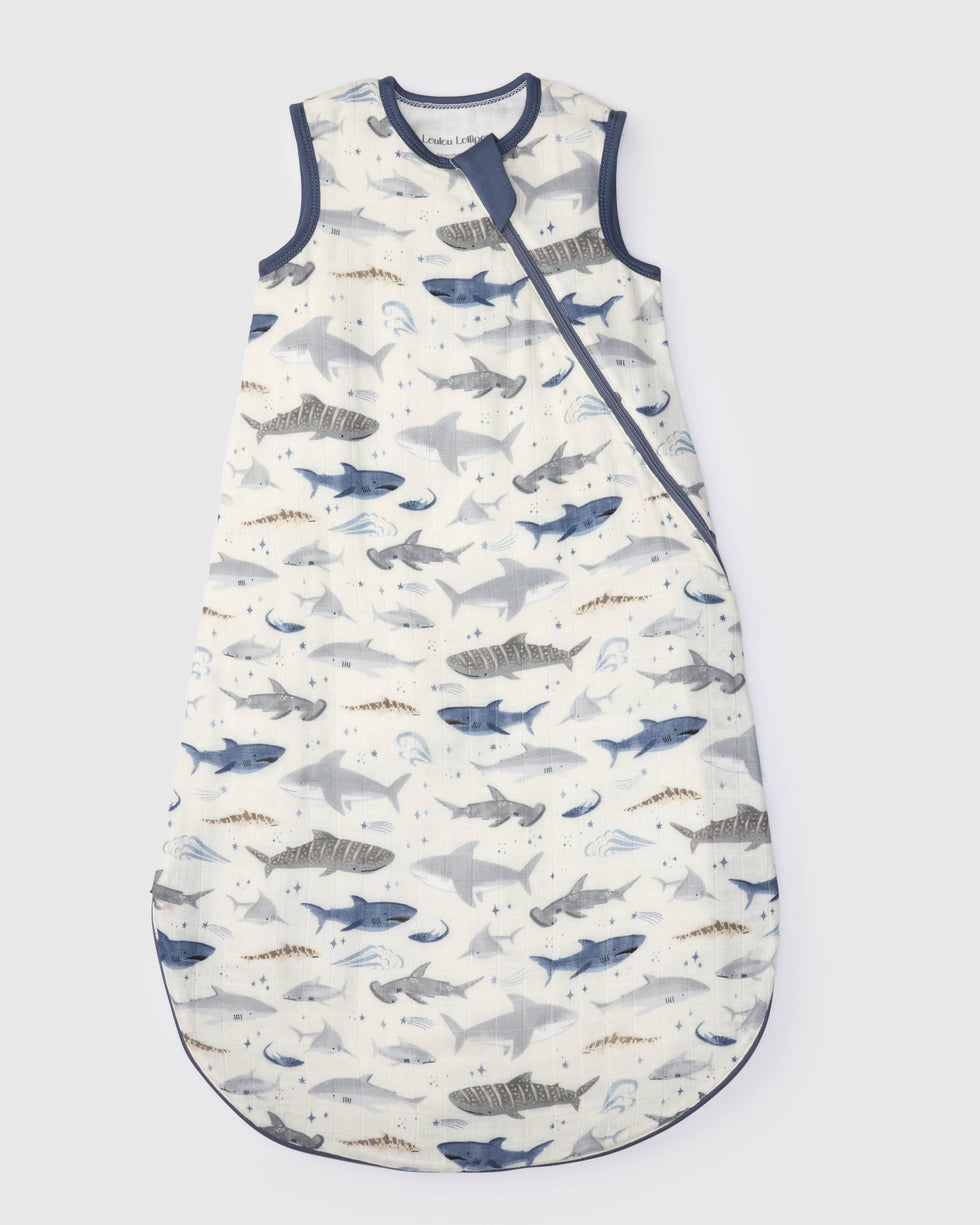 MUSLIN SLEEP BAG SHARKS
