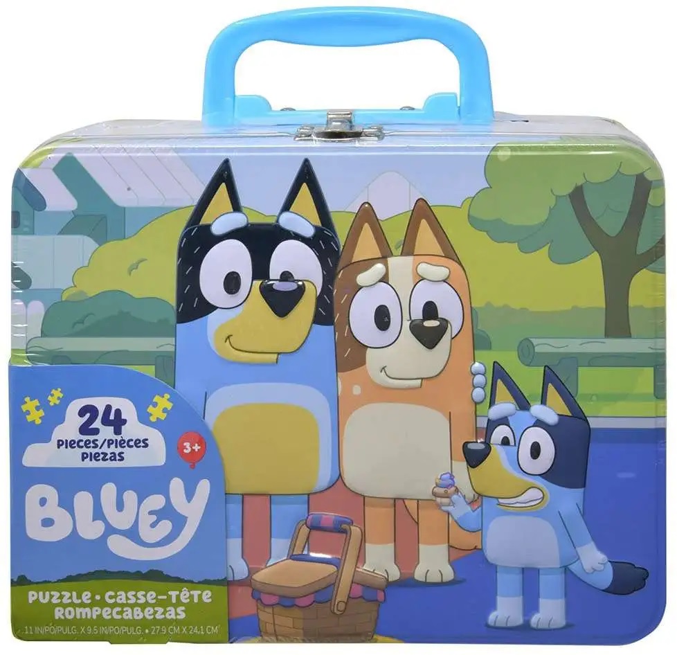 Bluey Tin Lunch Box Puzzle