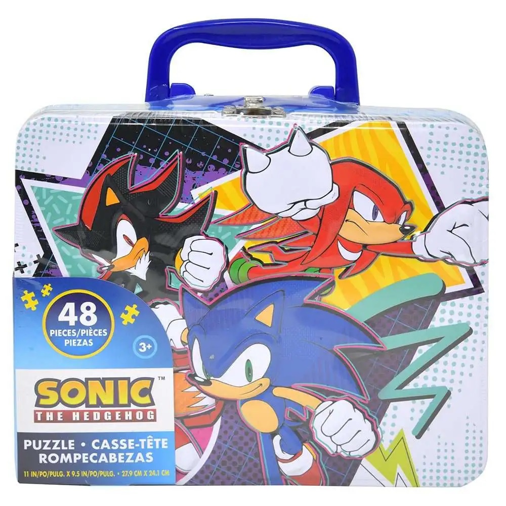 Sonic Tin Lunch Box Puzzle