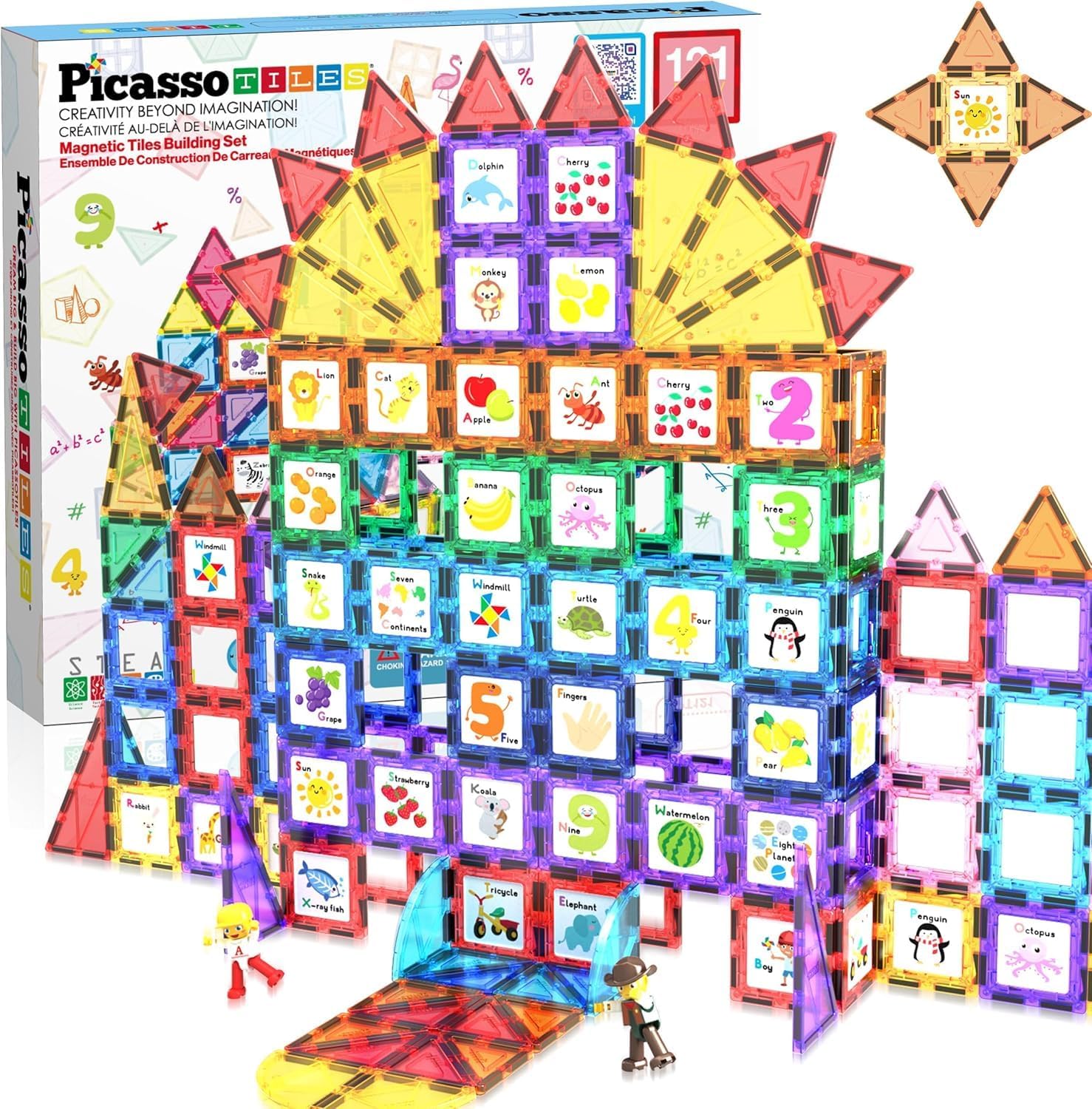 121pc Alphabet Animal and Number